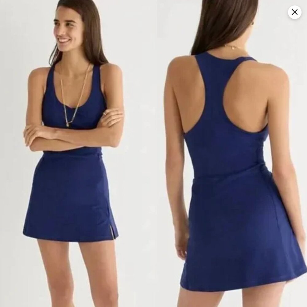 J. Crew Navy CloudStretch Sports Tennis Dress Sz M